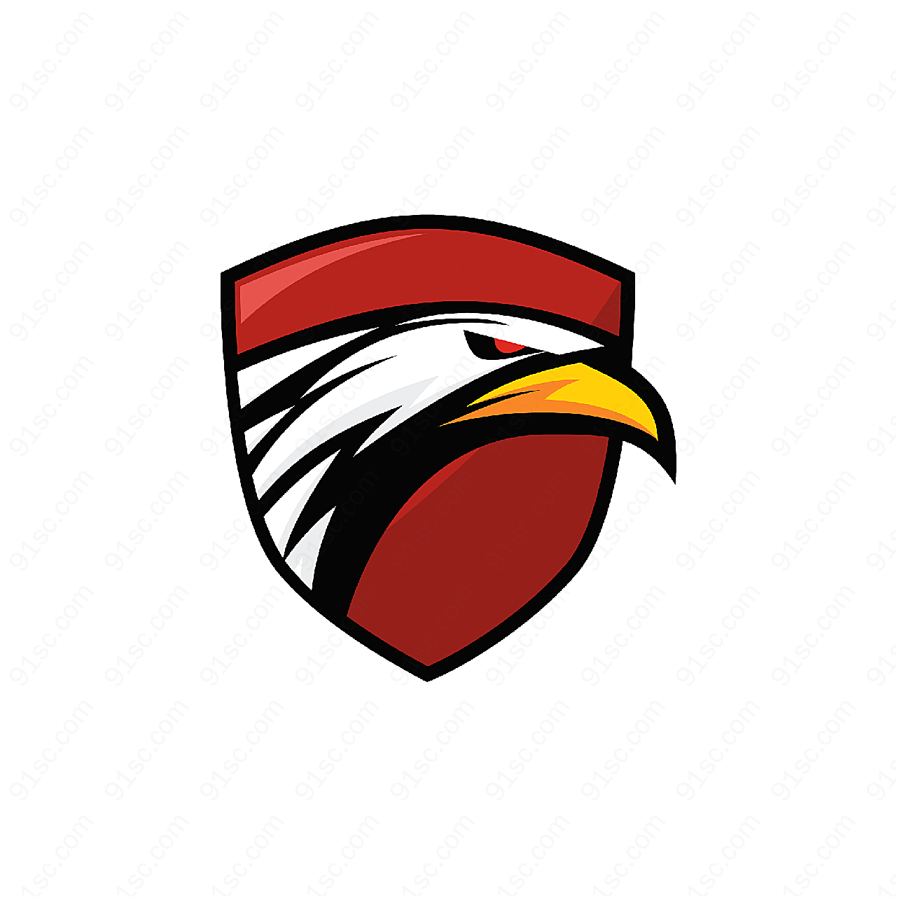 鹰标徽章标志矢量logo图形