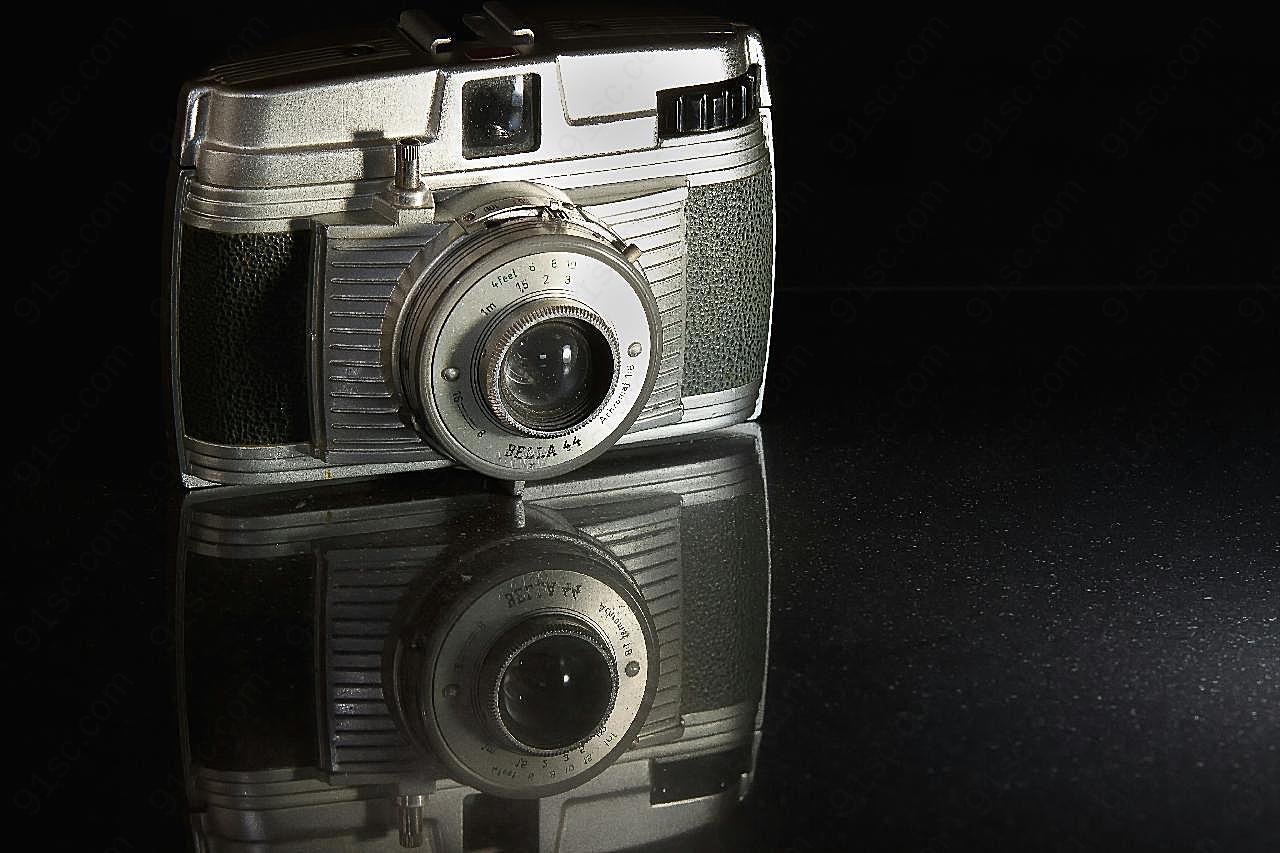 老式旧摄影相机图片电子设备