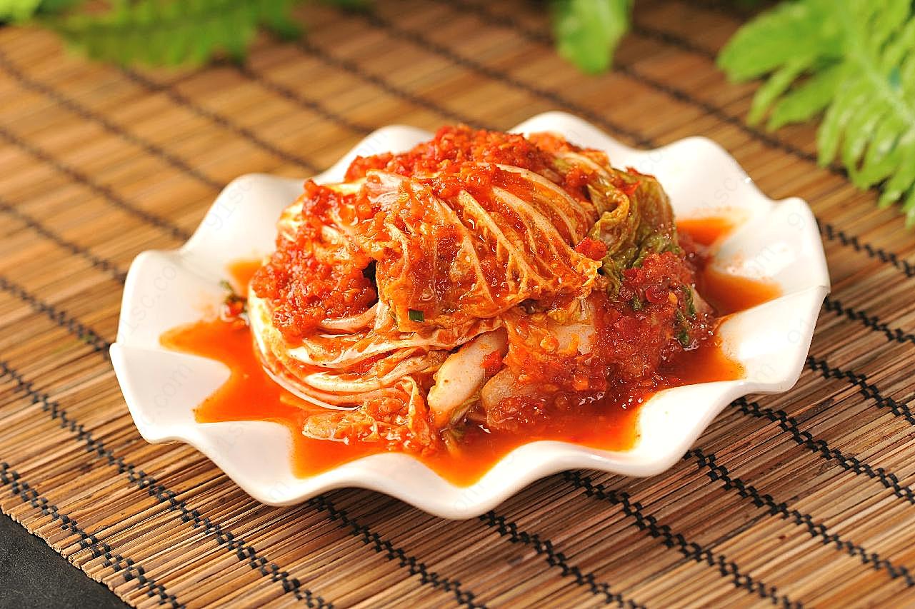 朝鲜辣白菜图片高清美食