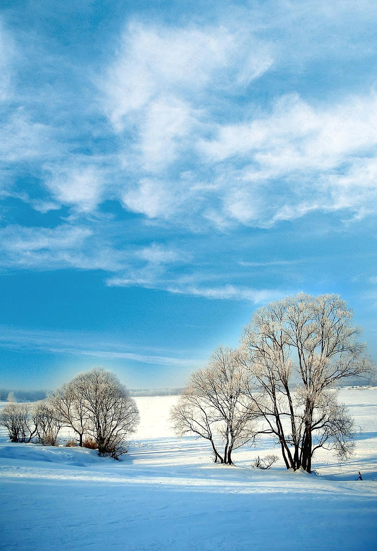 冬景图片素材下载景观摄影