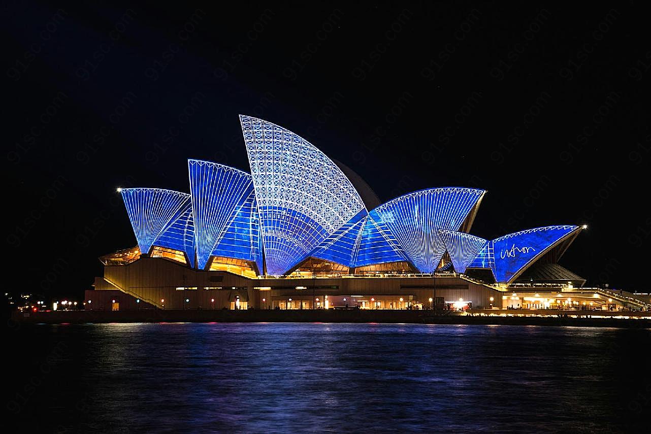 澳大利亚悉尼歌剧院图片现代建筑