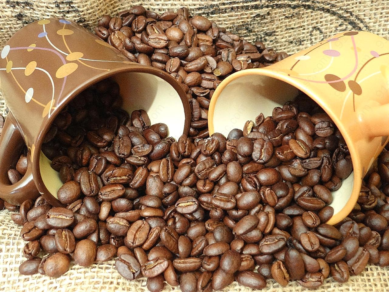 咖啡豆壁纸图片五谷杂粮
