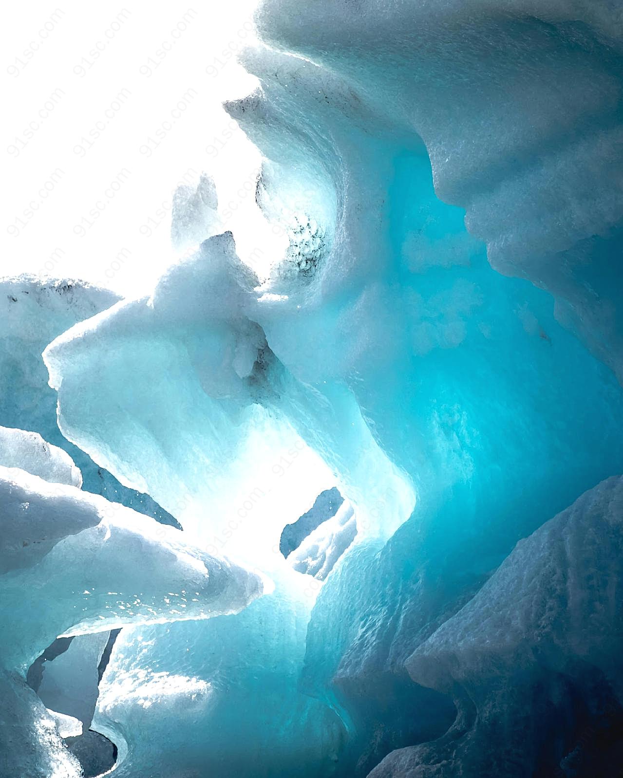 极地冰川图片雪景
