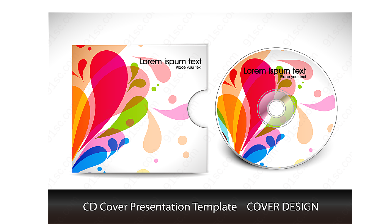 花纹cd与包装矢量包装设计