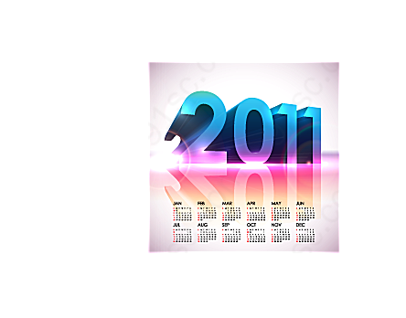 超酷2011年年历4矢量节日其它