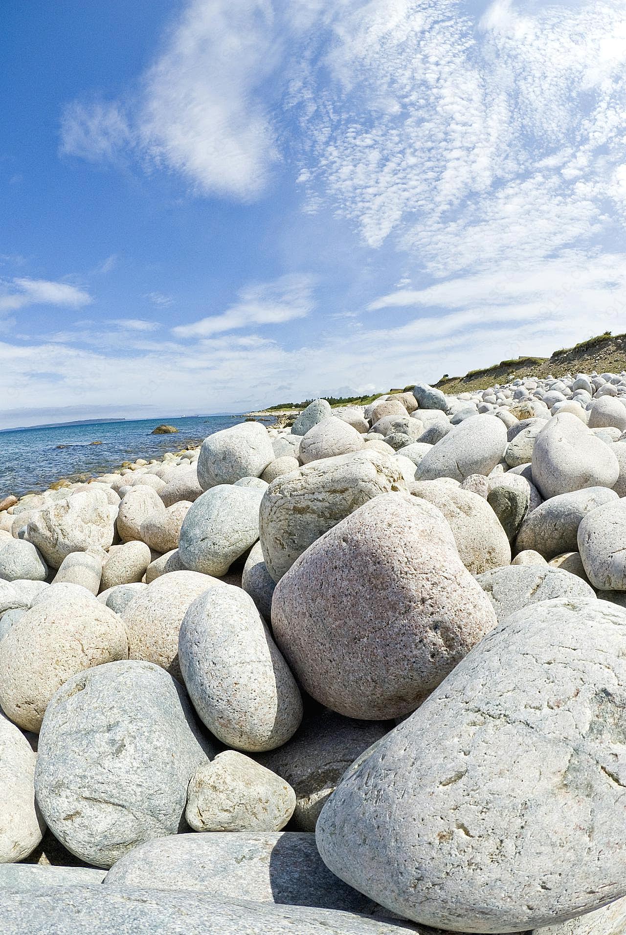 高清海边石头图片下载风景景观