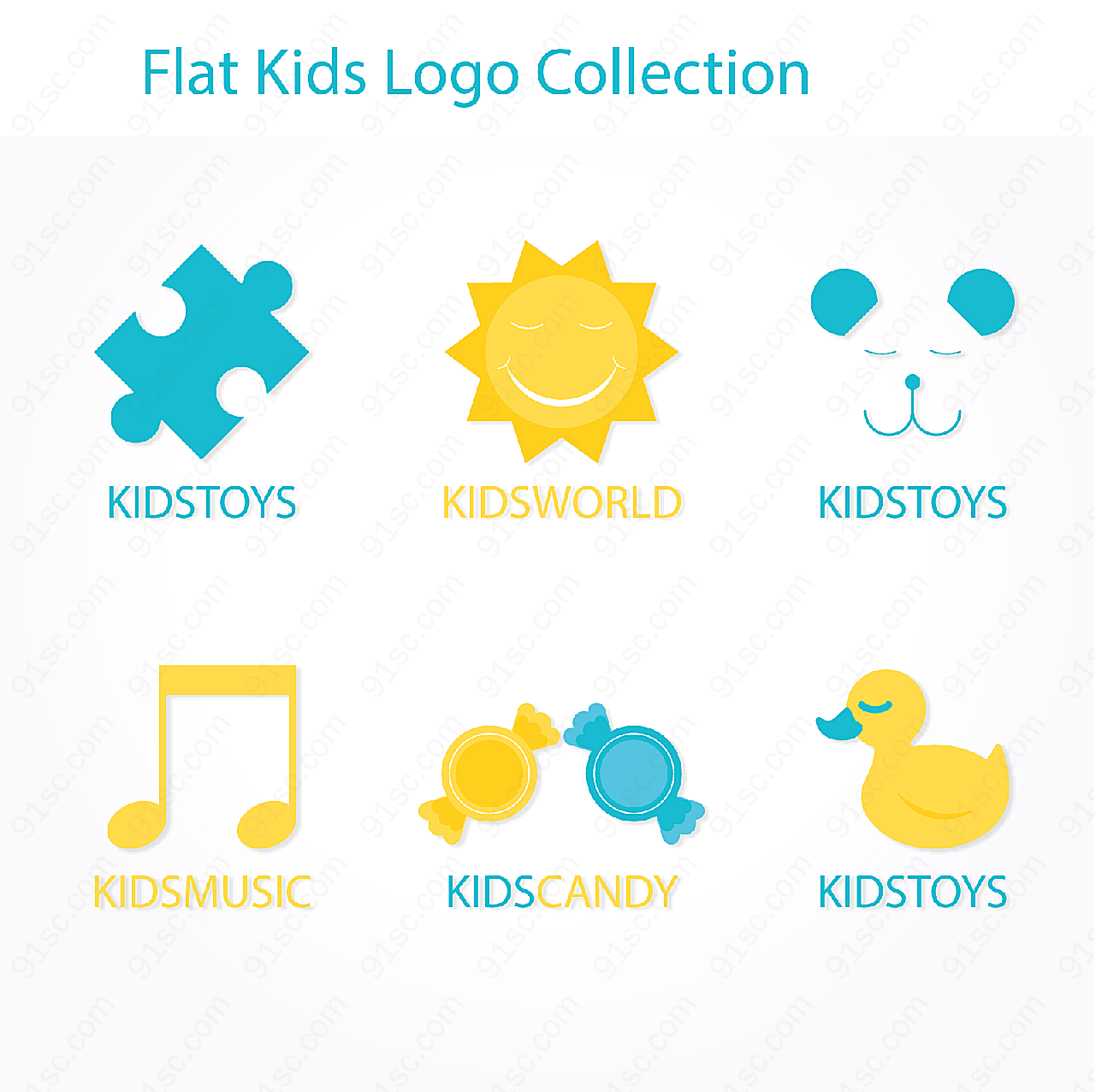 婴儿产品标志矢量logo图形
