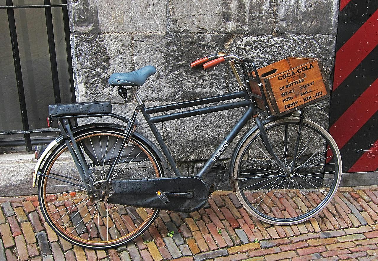 复古双人自行车图片运输