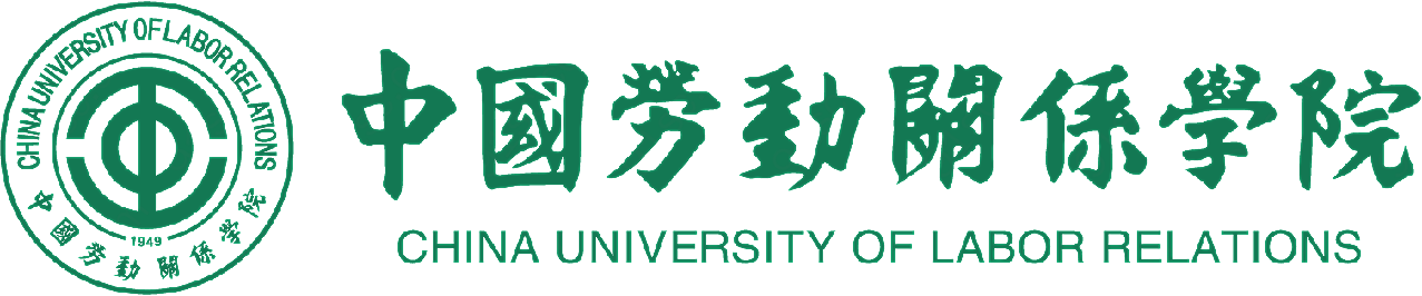 中国劳动关系学院校徽矢量教育机构标志