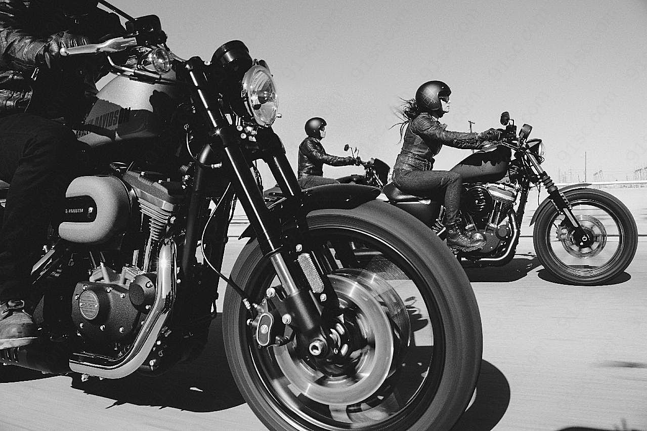 摩托车车手速度比赛图片高清摄影