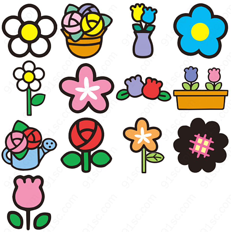 花卉动物植物