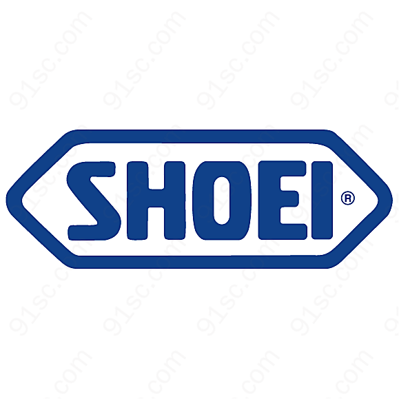 shoei头盔logo矢量生活用品标志