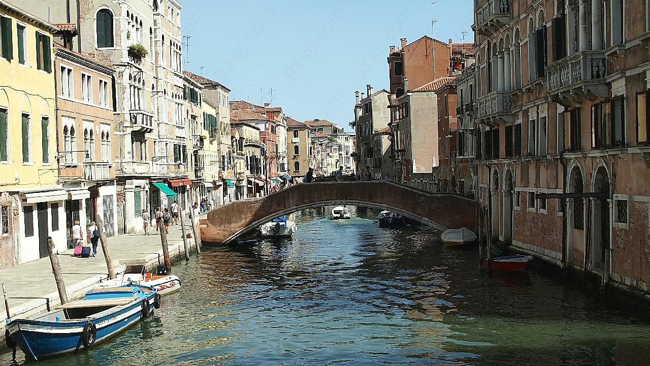 意大利水城威尼斯风景图片城市景观