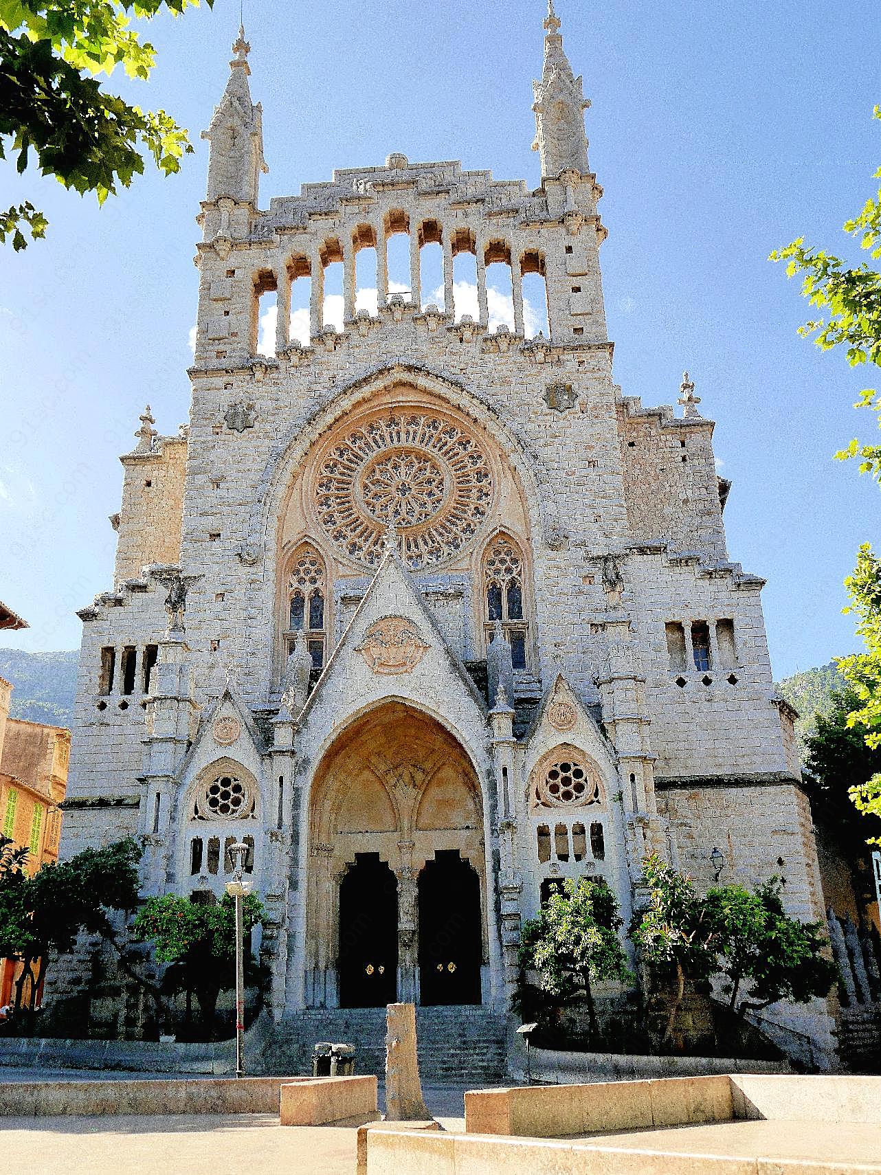西班牙马洛卡大教堂图片建筑空间