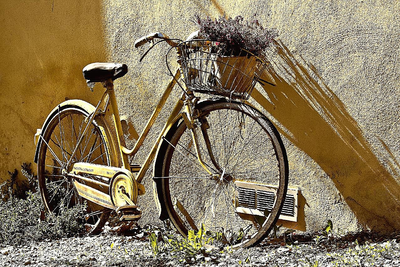 旧自行车图片交通高清