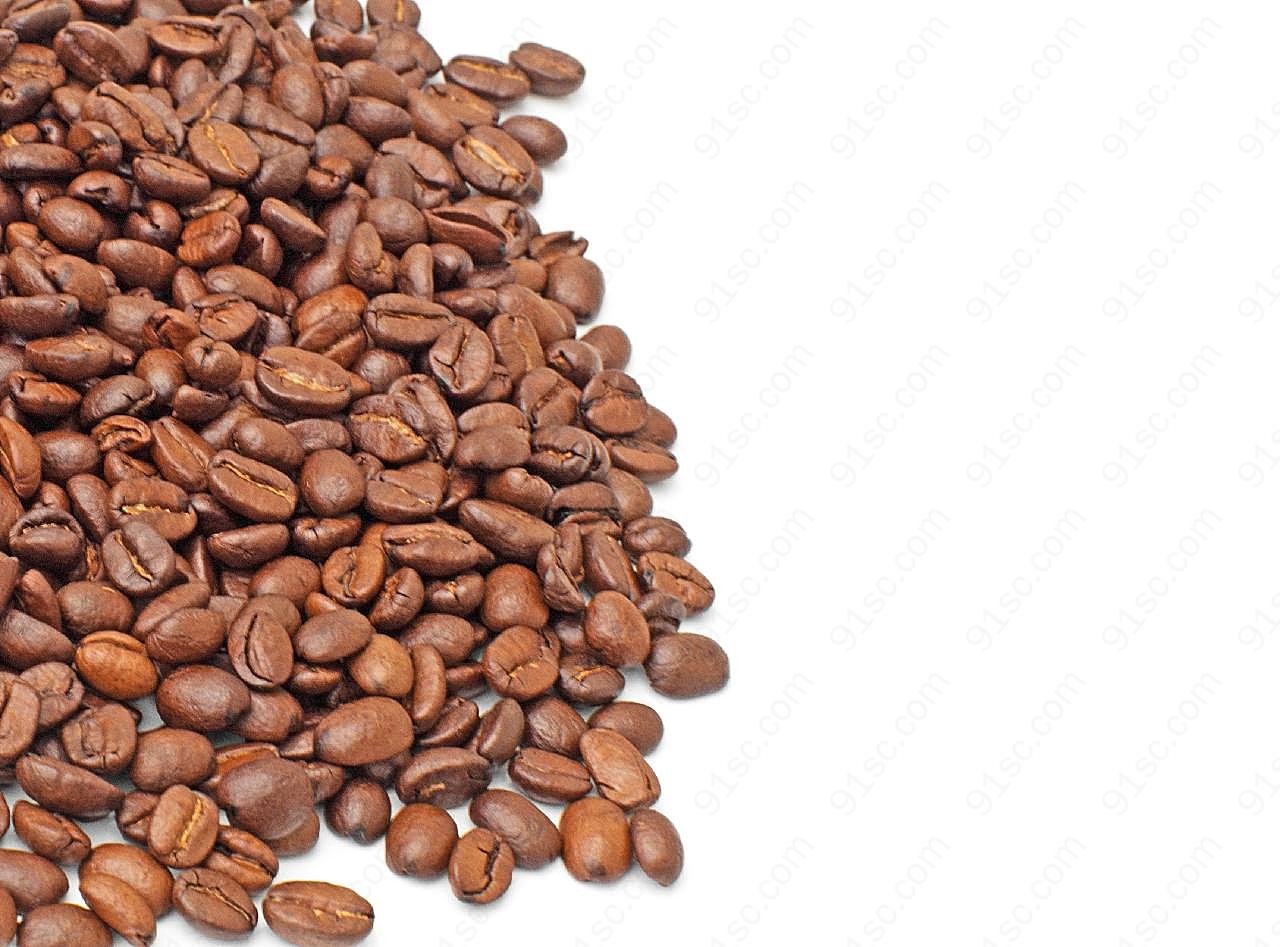咖啡豆ppt背景图片高清摄影