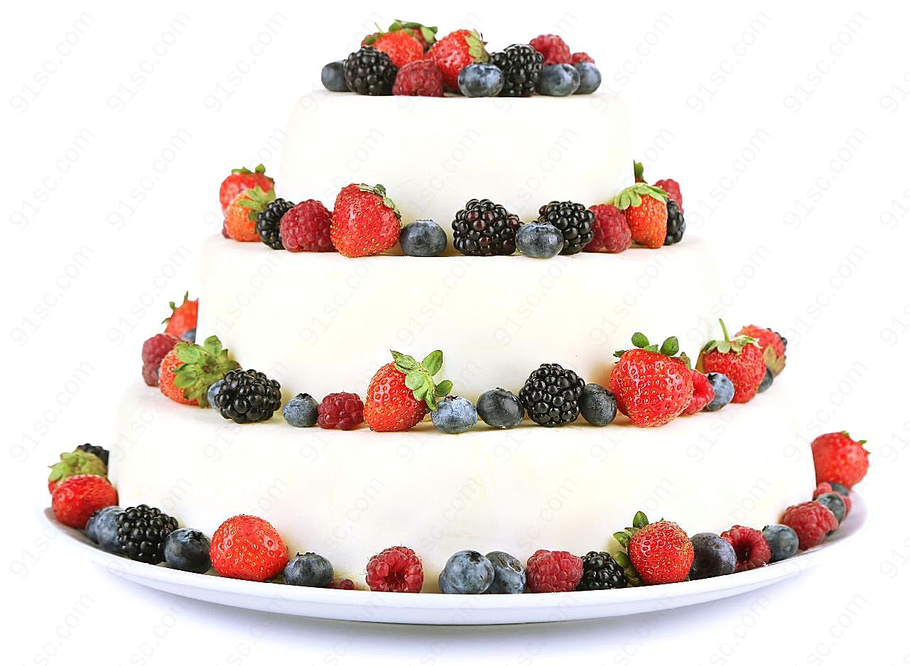 多层水果图片蛋糕