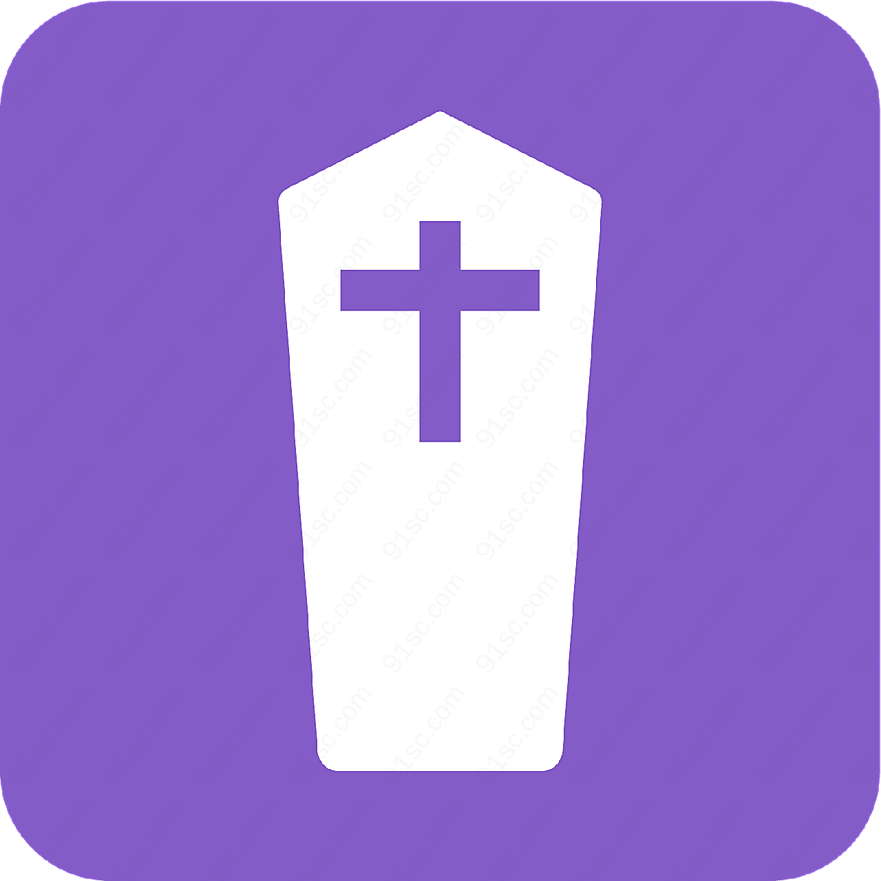 殡葬主题图标矢量各式图标