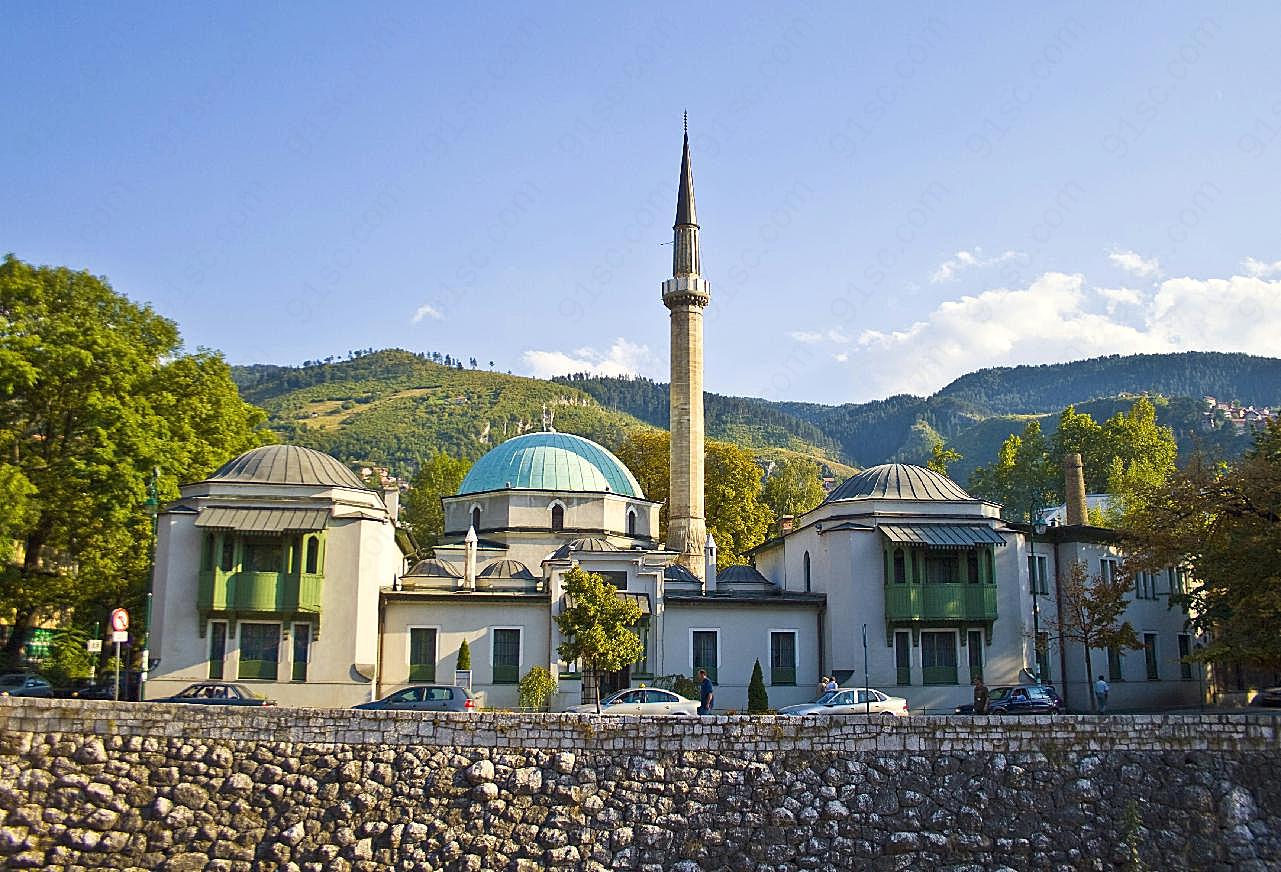 波斯尼亚清真寺图片空间