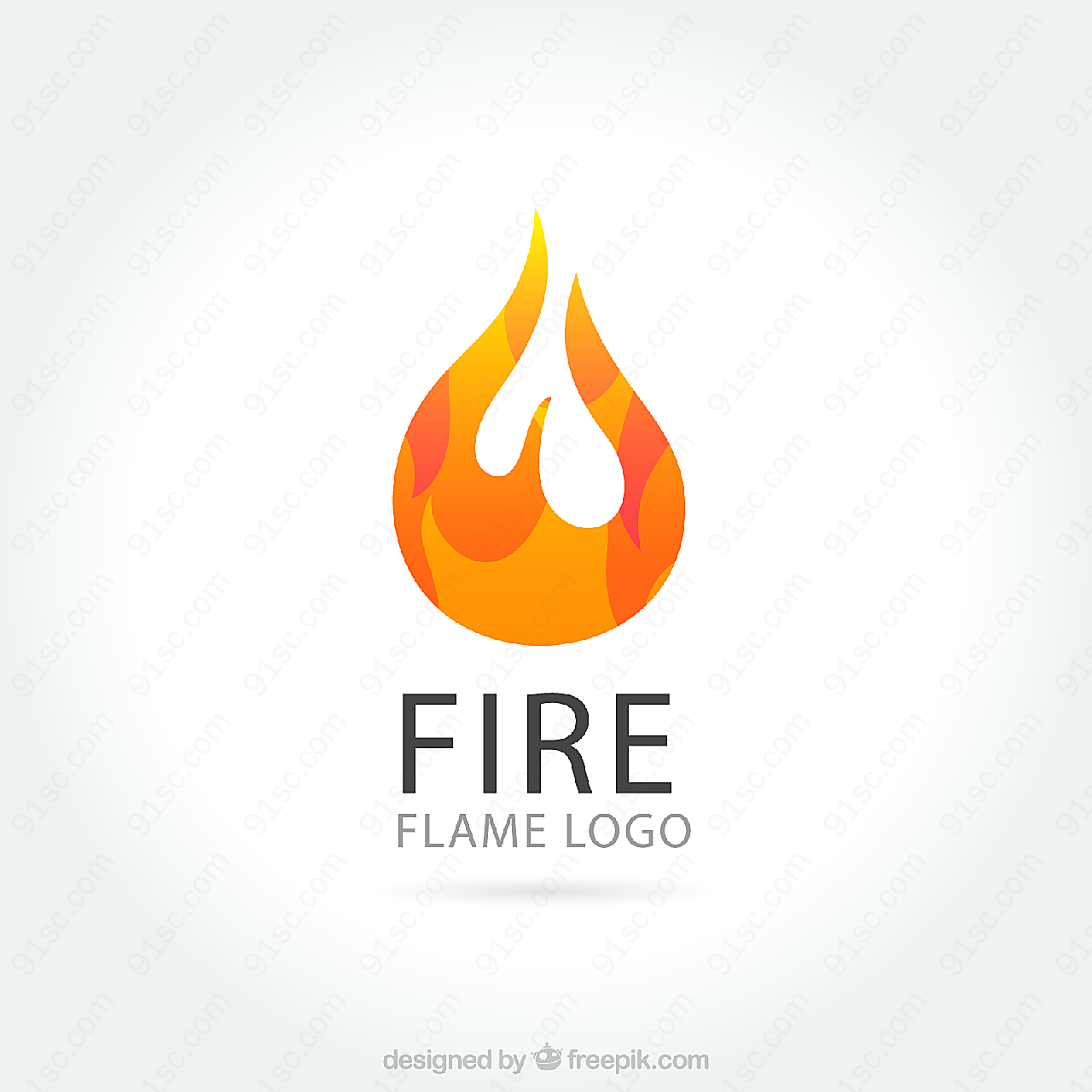 创意火焰标志矢量矢量logo图形