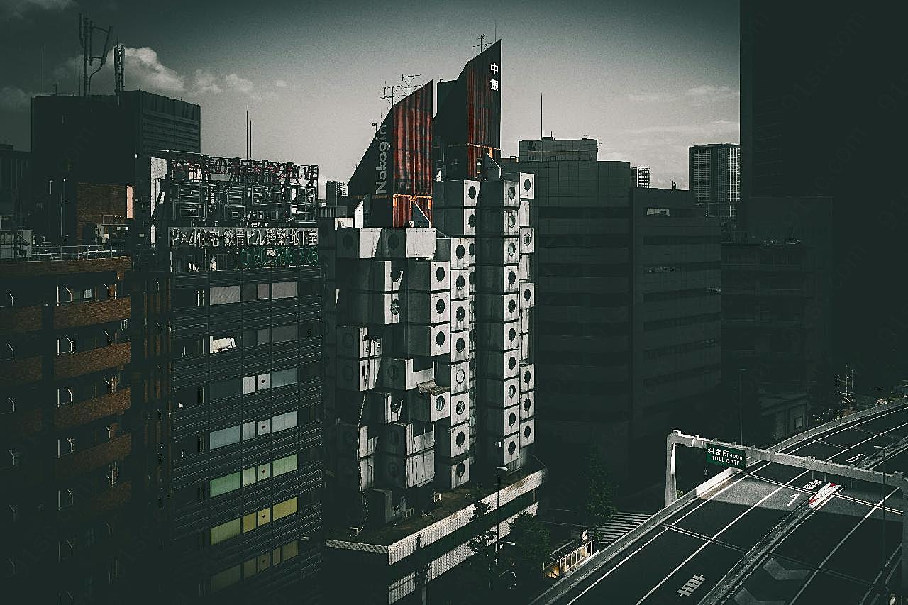 城市高楼建筑群图片空间