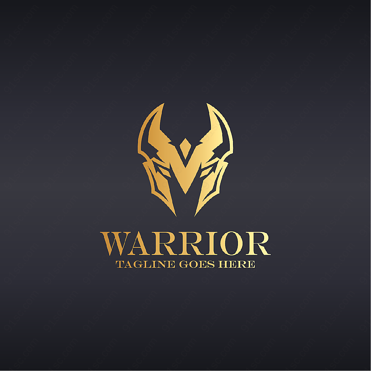 金色战士logo矢量logo图形