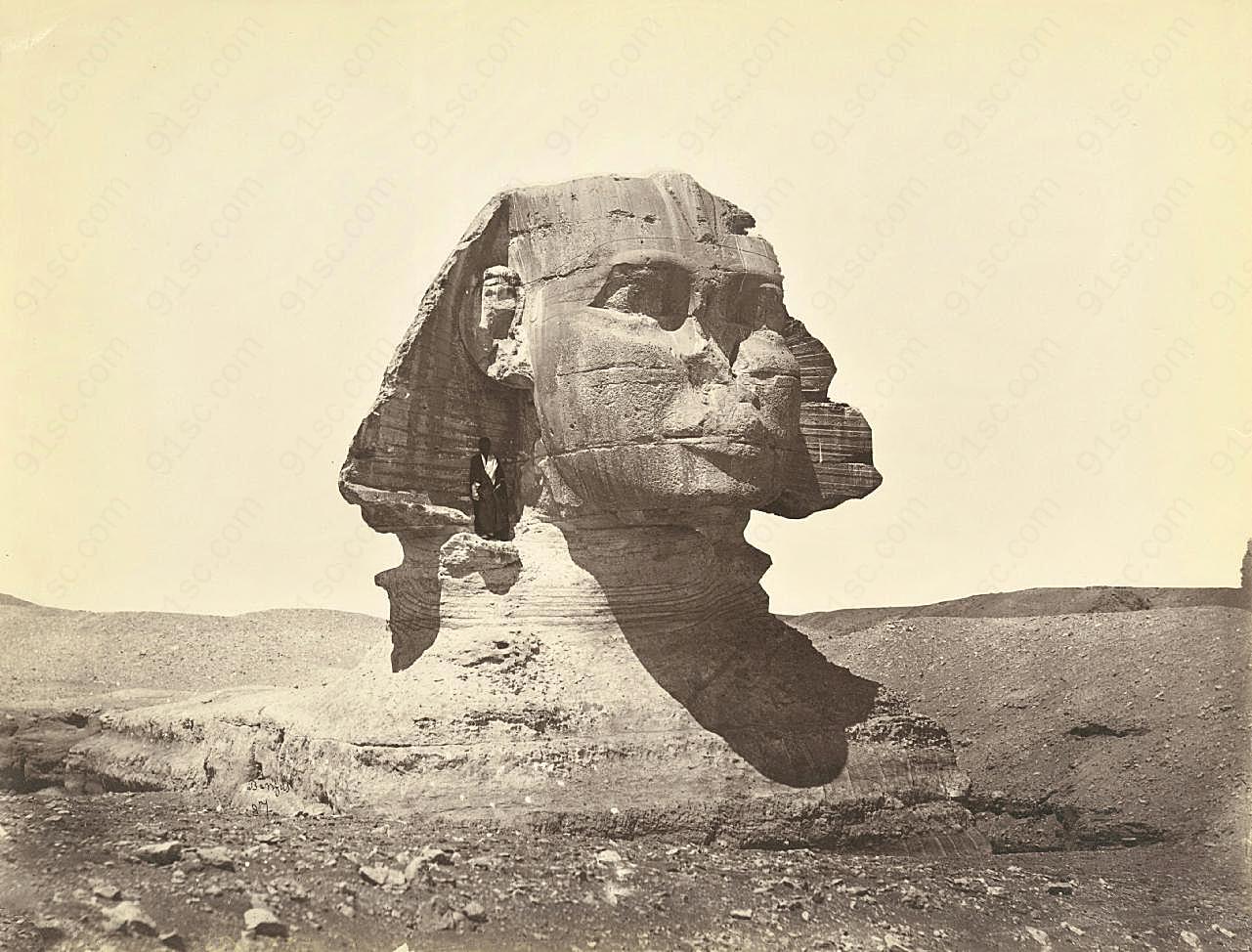 古埃及狮身人面像图片摄影高清