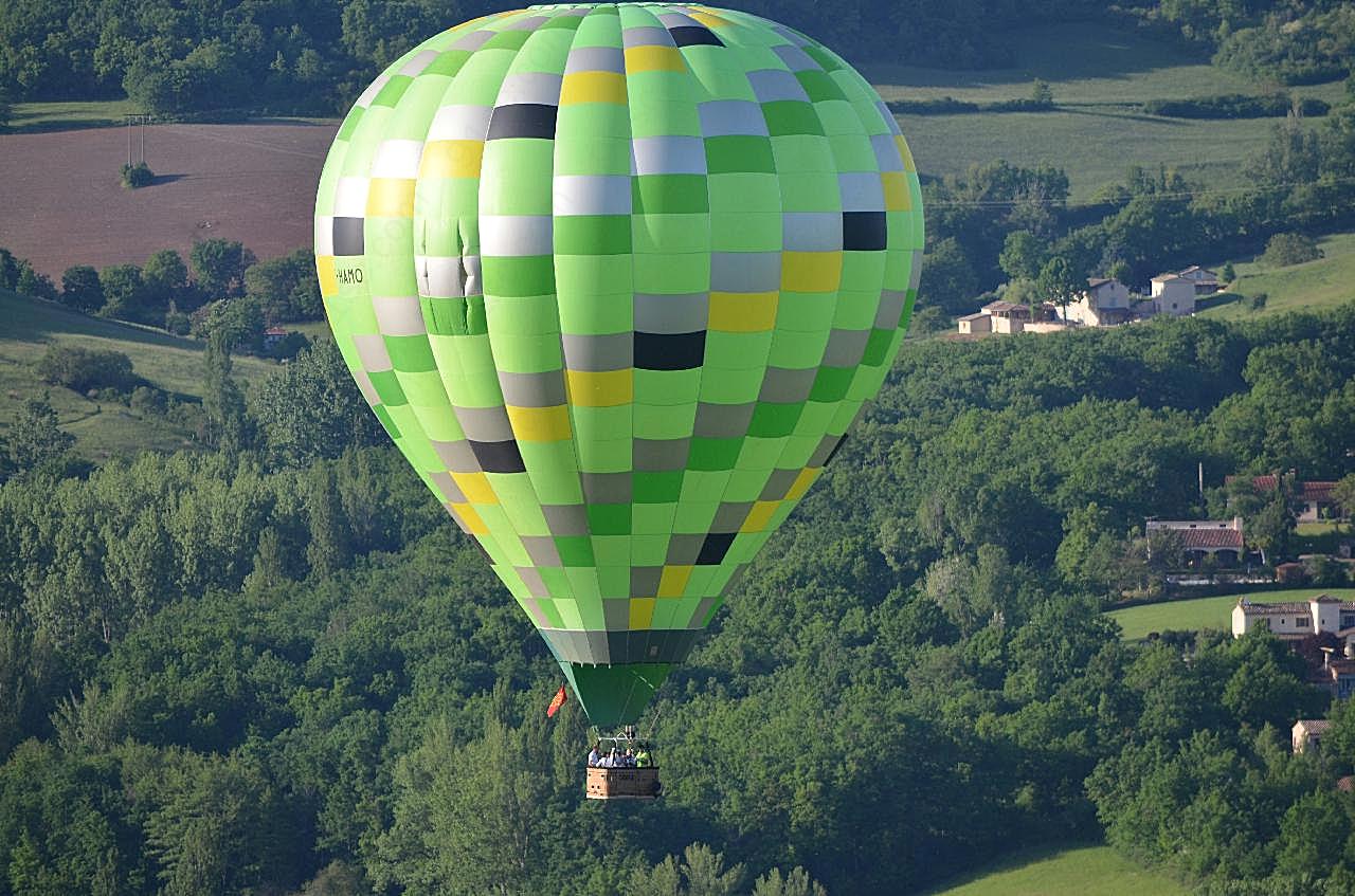 飞行热气球图片摄影