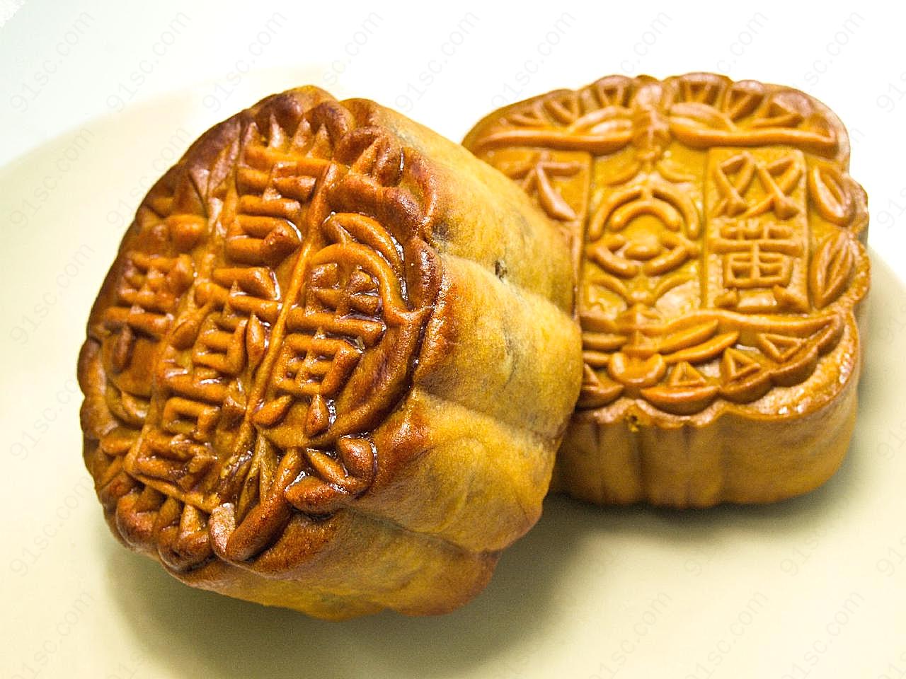 蛋黄月饼图片中秋节