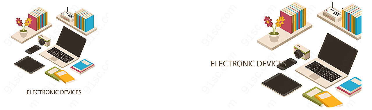 立体电子产品矢量电器