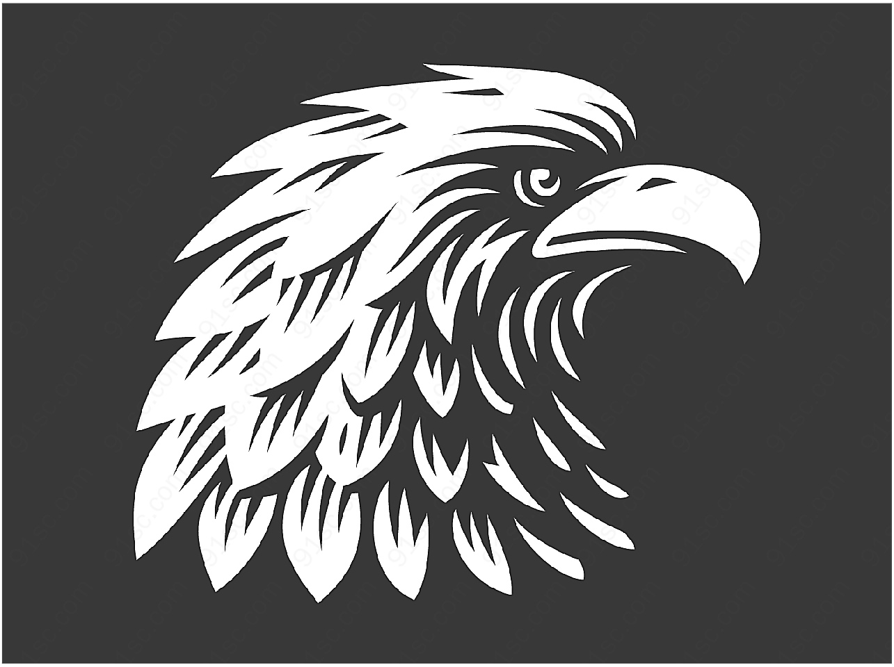 老鹰元素标志矢量logo图形