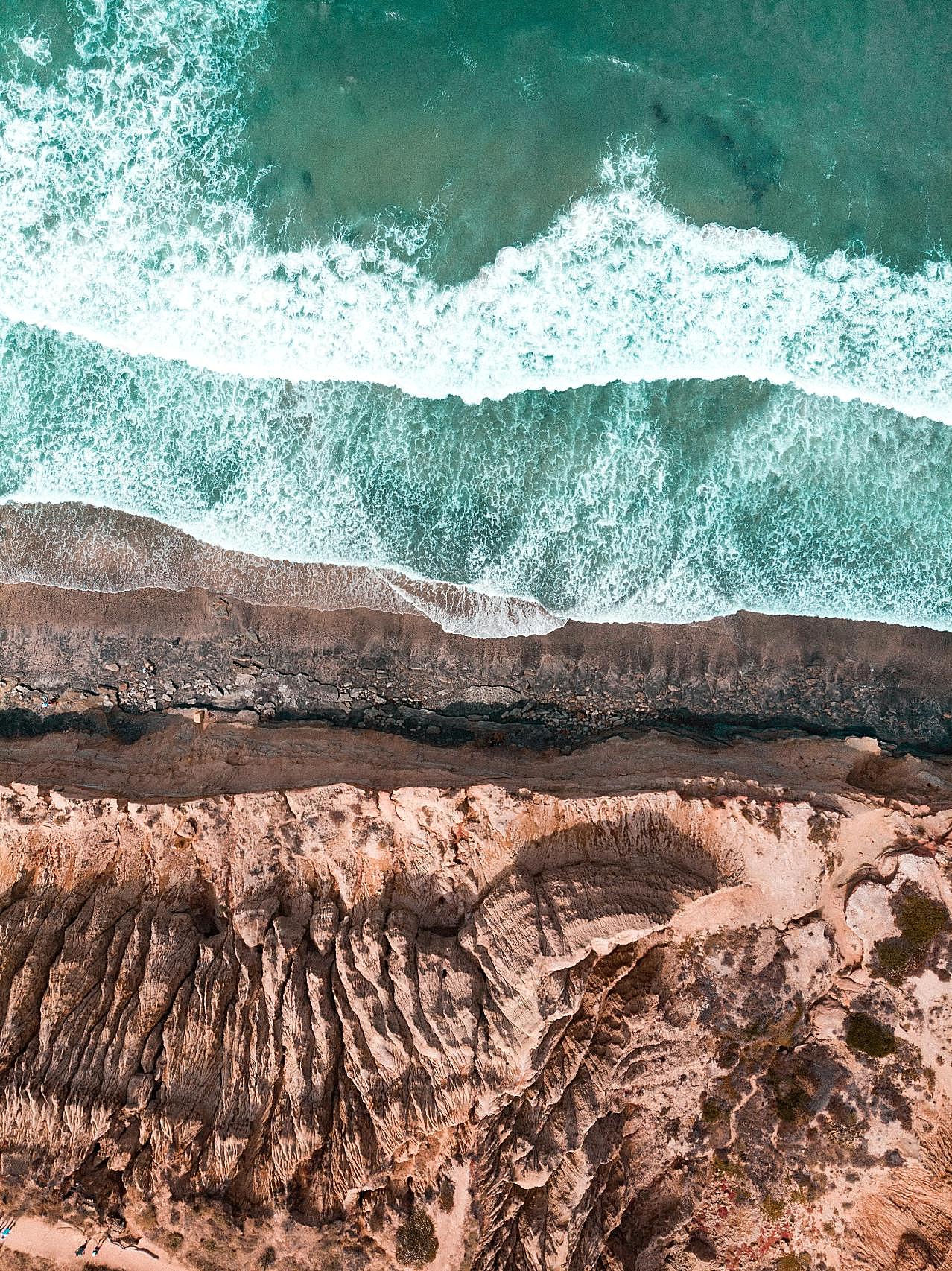 浪花风景图片自然