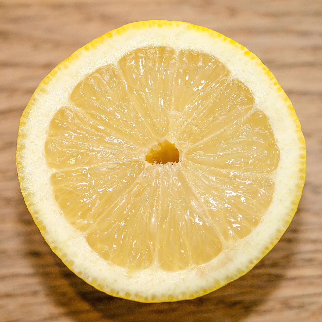 高清柠檬片图片水果