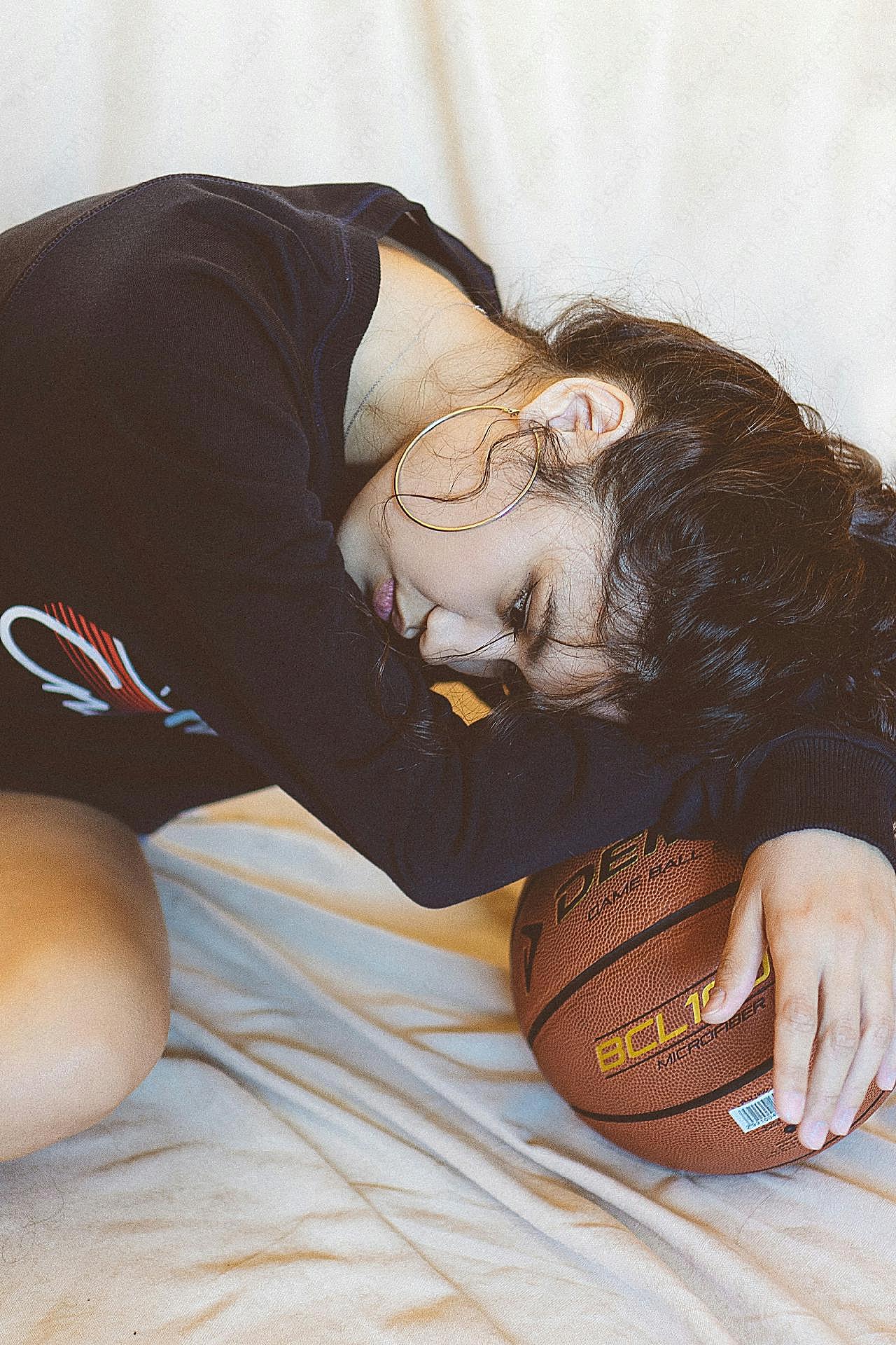 篮球宝贝性感艺术摄影图片人物