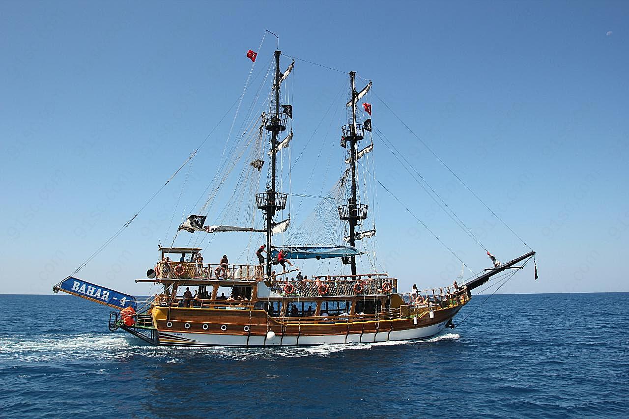 土耳其海盗船图片摄影高清