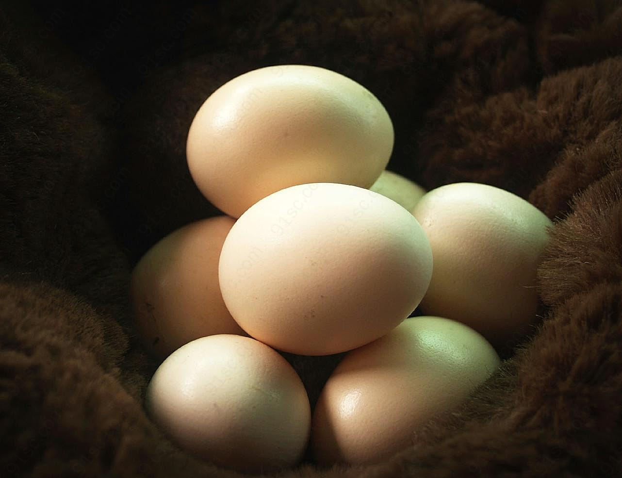 新鲜鸡蛋图片美食摄影