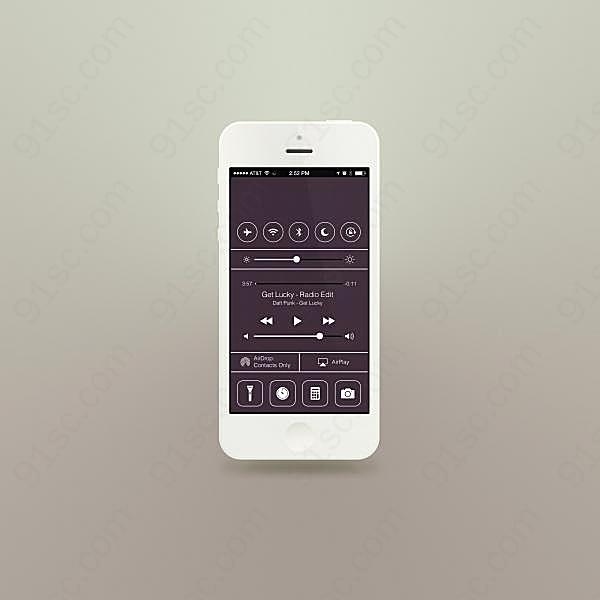 iphone新ios7系统界面创意概念