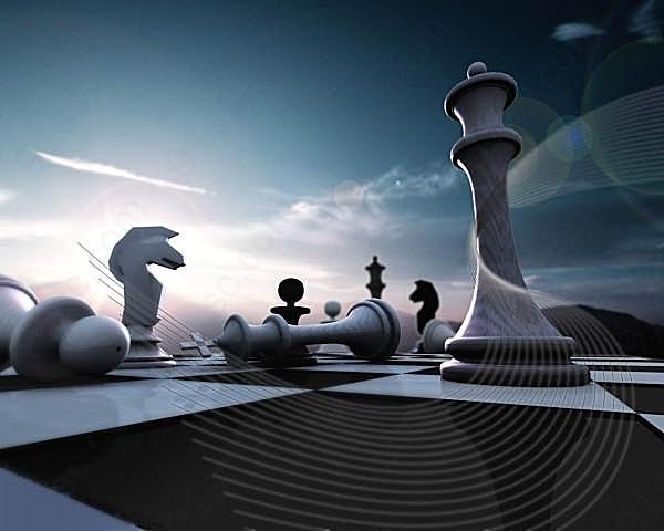 国际象棋psd素材创意概念