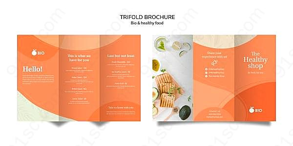 健康食物折页宣传册画册设计