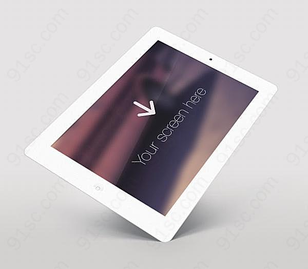 款ipad2屏幕展示效果设计创意概念
