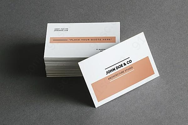 名片展示样机ps素材创意概念
