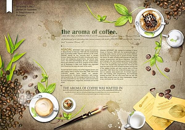 咖啡素材源文件设计文化美食