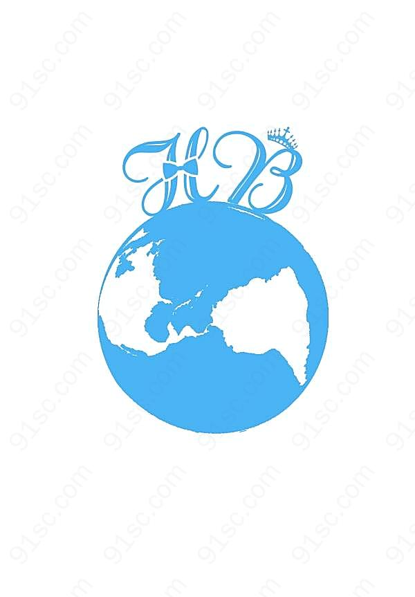 地球婚礼logo创意概念