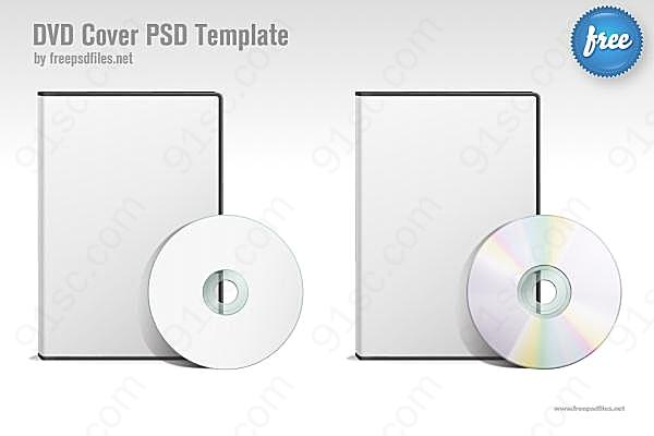 dvd封面psd模板广告海报