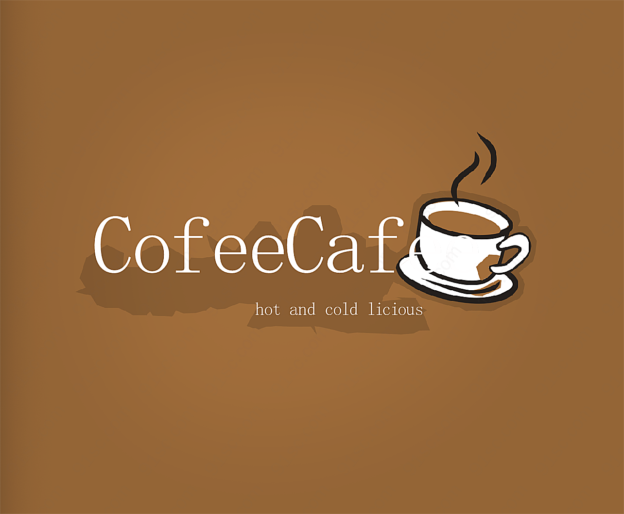 咖啡标志源文件设计素材创意概念