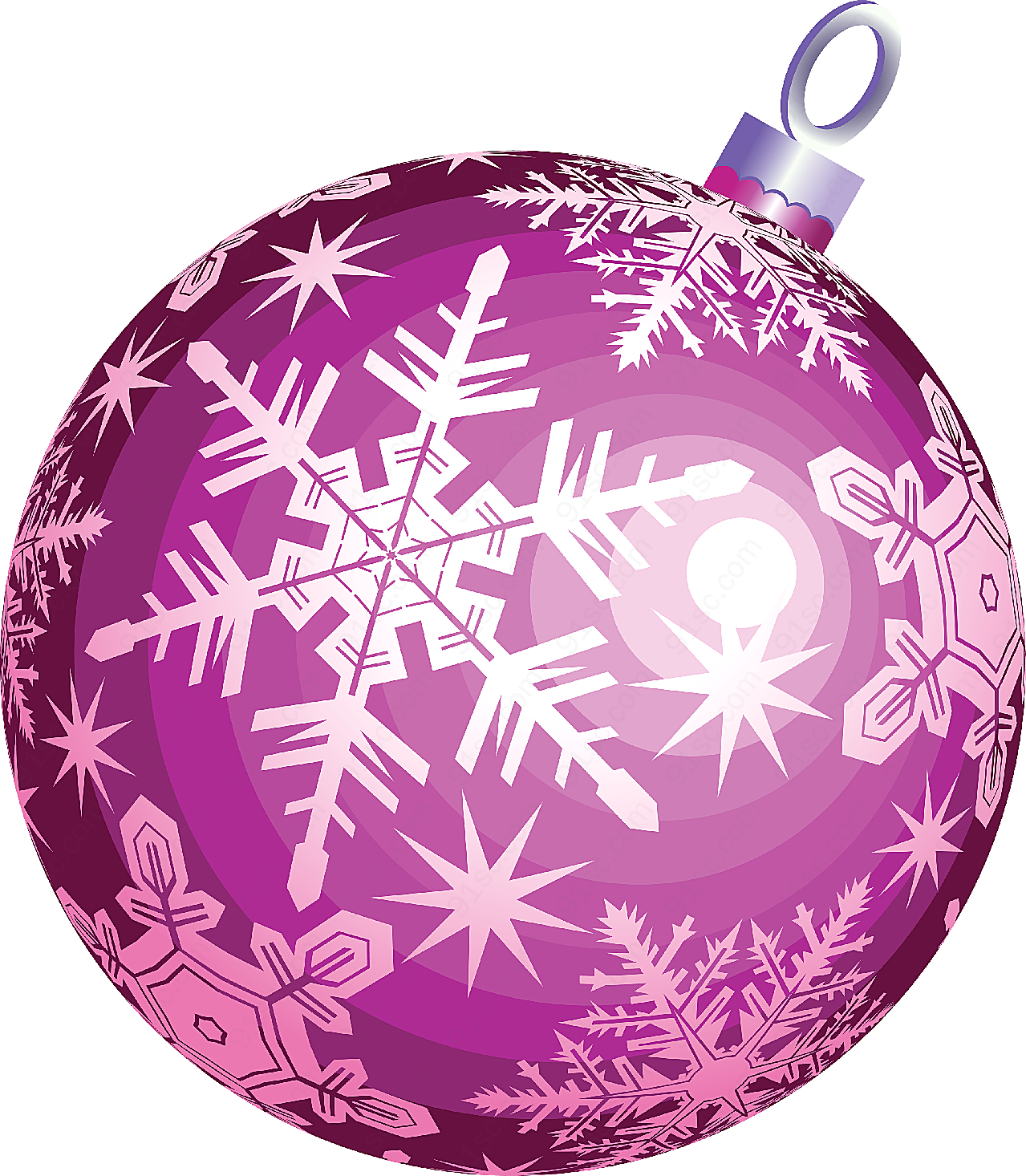 元素球紫圣诞节