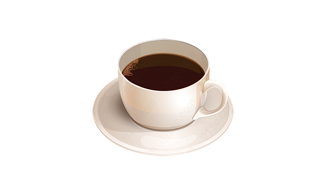 咖啡热饮png元素生物静物