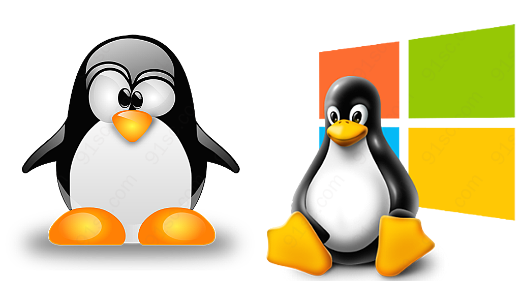 linux企鹅图标免抠png透明图层素材设计