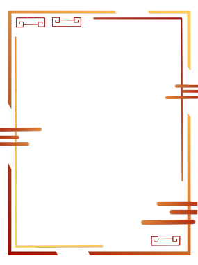 橘色标题素材边框设计 纹理边框 纹理边框 设计元素 91素材