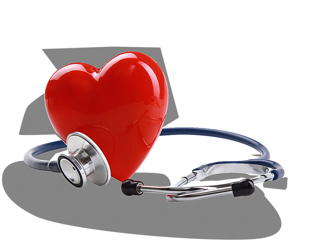 医疗心脏听诊器爱心健康心跳心理献血生物静物